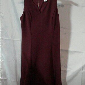 White House Black Market Maroon Dress